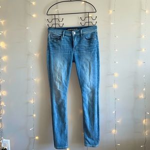 EXPRESS- Mid-Rise Skinny Jeans